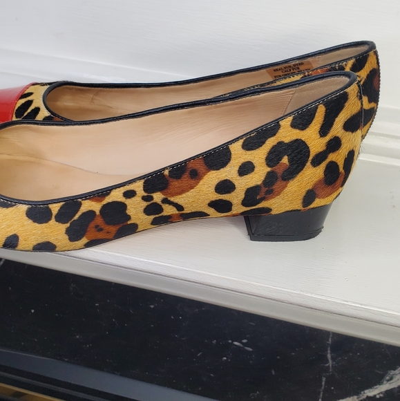 Kate Spade Leopard Flats with Bold Red Cap-toe - Picture 6 of 8